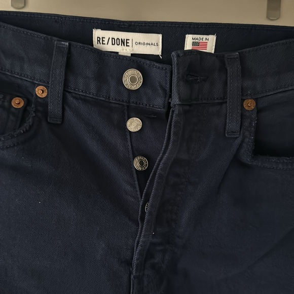 NWT re/done jeans navy blue - Picture 4 of 8